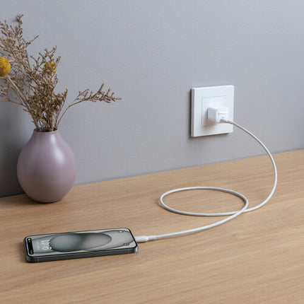 Anker 20W Cargador de Pared USB-C Blanco con 1 Puerto y Control de Temperatura
