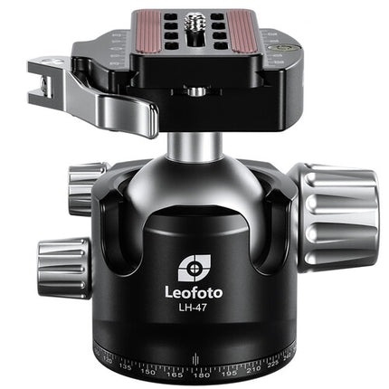 Leofoto LH-47LR Cabeza de Bola 48.5 lb y 3.9" con Abrazadera LR-60