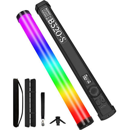 PHOTOOLEX B320S Tubo LED RGB 12.8" 2500-9900K CRI 96 Batería 120min