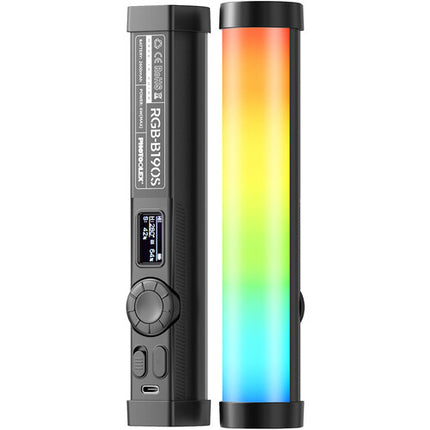 PHOTOOLEX B190S Luz LED Tubo RGB 7.6" 2500-9900K Batería 90 Minutos