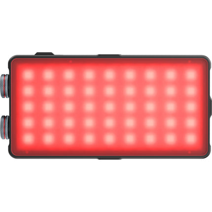 PHOTOOLEX X2077 RGB Panel LED con Barndoor Difusor 480 Lux 5600K