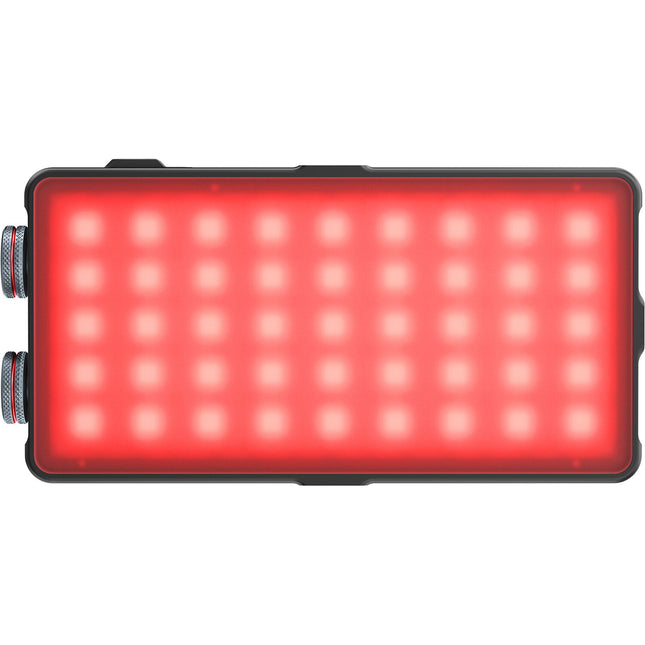 PHOTOOLEX X2077 RGB Panel LED con Barndoor Difusor 480 Lux 5600K