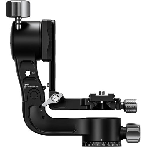Leofoto PG-2 Cabezal Gimbal Plegable Capacidad 55 lb Altura 8.6" con QR y Estuche