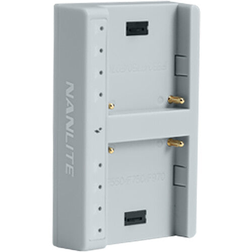 Nanlite Cargador de baterías L-Series NP-F doble puerto 8.4V USB-C rápido