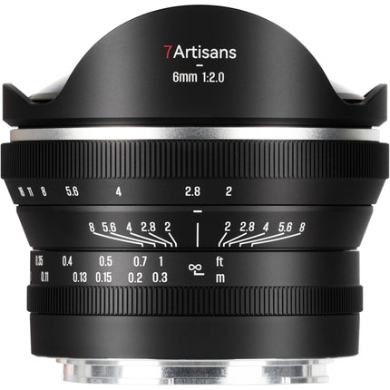 7Artisans 6mm f2 Lente Fisheye para Nikon Z Ángulo 220° y Distancia Mínima 3.9"