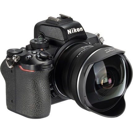 7Artisans 6mm f2 Lente Fisheye para Nikon Z Ángulo 220° y Distancia Mínima 3.9"