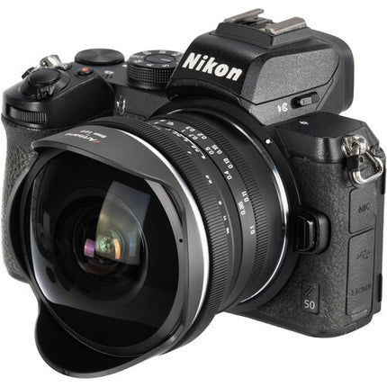 7Artisans 6mm f2 Lente Fisheye para Nikon Z Ángulo 220° y Distancia Mínima 3.9"