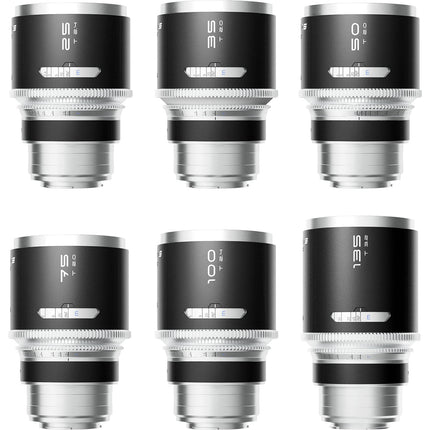 BLAZAR LENS MANTIS Kit de lentes anamórficos 1.33x Full Frame T2.0 T3.2 25-135mm