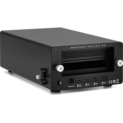 OWC Mercury Helios 5S Solución de Expansión PCIe Thunderbolt 5 con 3 Puertos 80 Gb/s y Fuente 90W