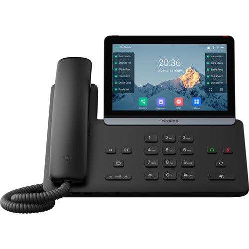 Yealink SIP-T87W Teléfono IP inalámbrico Pantalla táctil 7 Wi-Fi 6 Bluetooth 5.0