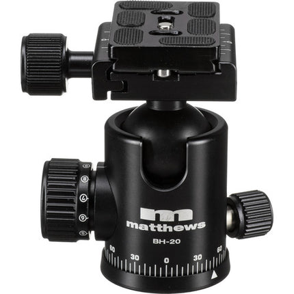 Matthews BH-20 Cabeza de Bola para Tripié Soporta 12kg Nivel Burbuja
