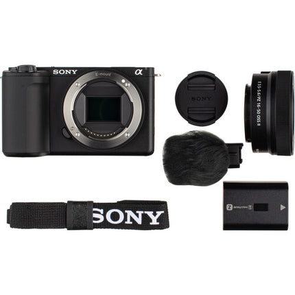 Sony ZV-E10 II Cámara sin Espejo 26MP UHD 4K 16-50mm Kit Negro