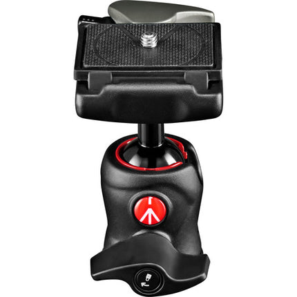 Manfrotto 490 Cabezal de Bola Central Capacidad 4 kg Altura 8.9 cm with Placa de Liberación Rápida 200LT-PL