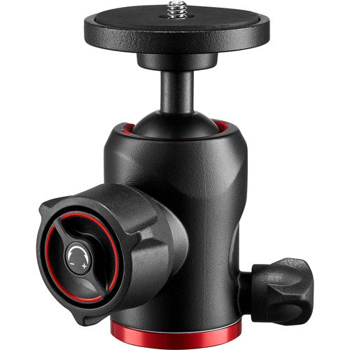 Manfrotto 494 Cabezal de Bola Central con Montura Redonda Carga 9kg Altura 10cm