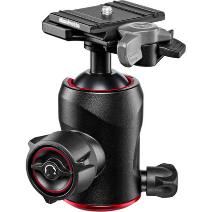 Manfrotto MT190CXPRO4 Trípode de Fibra de Carbono con Cabezal 496RC2 y Altura Máxima 170 cm