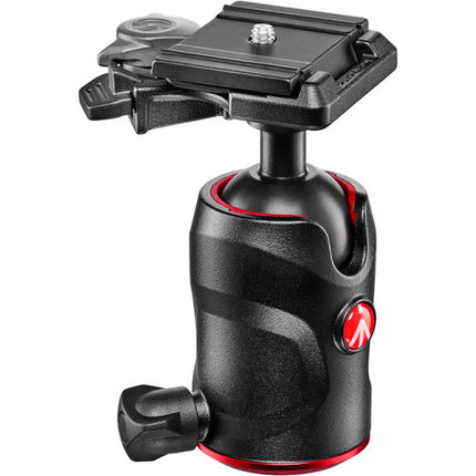 Manfrotto MT190CXPRO4 Trípode de Fibra de Carbono con Cabezal 496RC2 y Altura Máxima 170 cm