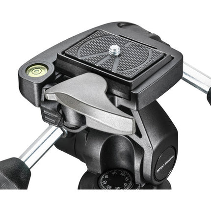 Manfrotto MH804 Cabezal 3 Vías con Placas Rápidas 200LT-PL y Capacidad 8.8 lb