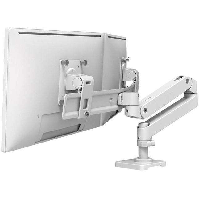 Ergotron LX Pro Desk Soporte Doble para Pantallas 27" Blanco 9.4 lb Capacidad