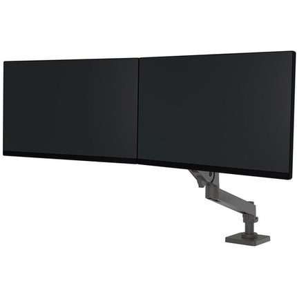 Ergotron LX Pro Desk Soporte Doble para Pantallas Hasta 27 Pulgadas 13" Ajuste de Altura