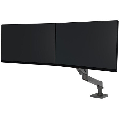Ergotron LX Pro Desk Soporte Doble para Pantallas Hasta 27 Pulgadas 13" Ajuste de Altura