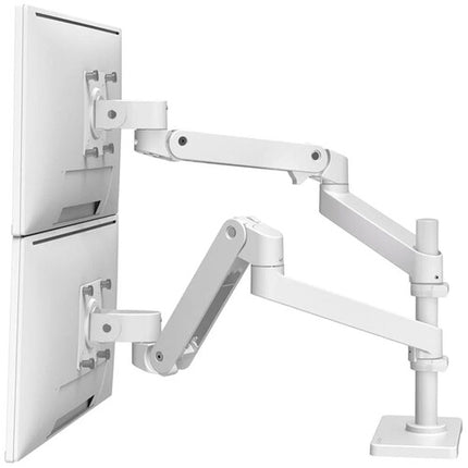 Ergotron LX Pro Soporte de Escritorio para 2 Monitores 24" 22 lb Blanco