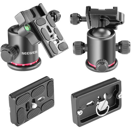 Neewer GM-MT Cabezal Esférico con Placa QR Arca Tipo 17.6 lb de carga