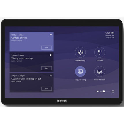 Logitech BASE con Tap 10.1" y Lenovo Core Gen 2 para Salas de Teams