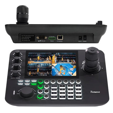 Tenveo KB300 PRO controlador de cámara con pantalla TFT de 7" y control PoE