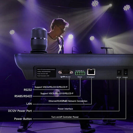 Tenveo KB300 PRO controlador de cámara con pantalla TFT de 7" y control PoE