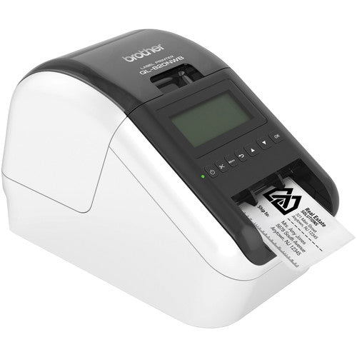 Brother QL-820NWB Impresora de Etiquetas Profesional con LCD 300x600 dpi y Corte Automático