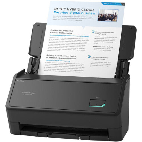 Ricoh ScanSnap iX2400 Escáner de Documentos 600 dpi 45 ppm con Guía para Recibos
