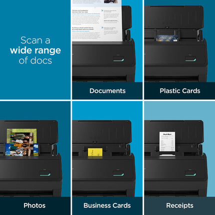 Ricoh ScanSnap iX2400 Escáner de Documentos 600 dpi 45 ppm con Guía para Recibos
