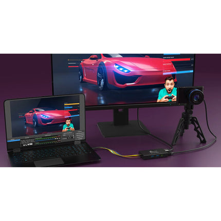 j5create JVA01 Capturadora y Hub USB HDMI 1080p 4K con USB-C Integrado