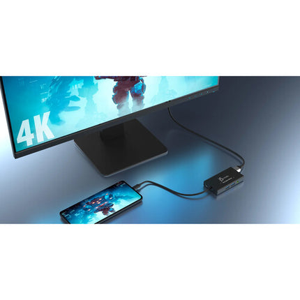 j5create JVA01 Capturadora y Hub USB HDMI 1080p 4K con USB-C Integrado