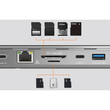 j5create Docking Station USB-C Triple Pantallas con 100W Power Delivery 4K