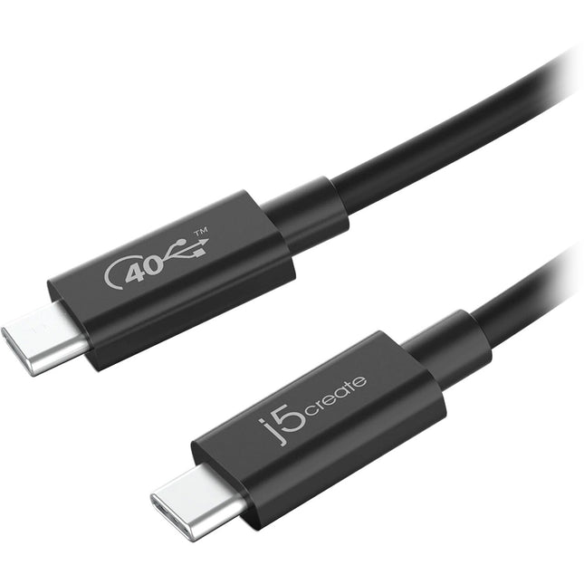 j5create Cable USB-C USB4 100W 2.6' 40 Gb/s Soporte 8K 4K Dual