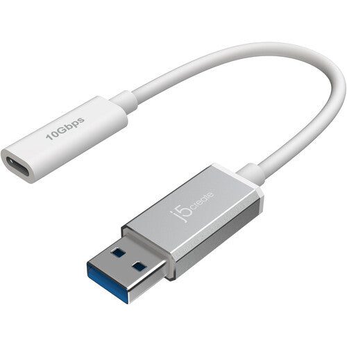 j5create Cable USB-A a USB-C 10Gbps 4 pulgadas alta durabilidad