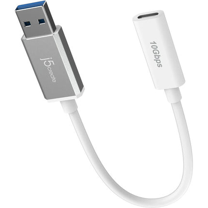 j5create Cable USB-A a USB-C 10Gbps 4 pulgadas alta durabilidad