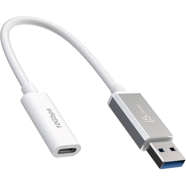 j5create Cable USB-A a USB-C 10Gbps 4 pulgadas alta durabilidad