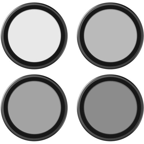 TELESIN Kit de 4 Filtros ND8 ND16 ND32 y Polarizador para DJI Osmo Action 6