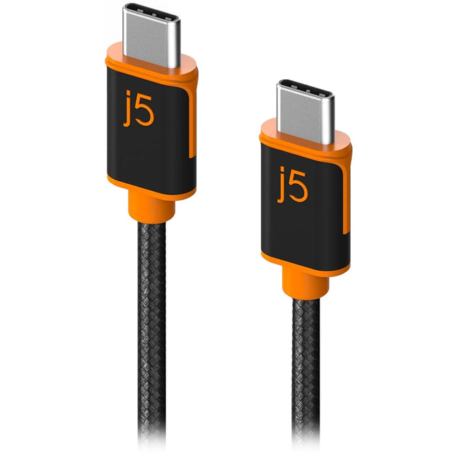 j5create Cable USB-C 60W 1.8m Carga y Sync Doble Trenzado