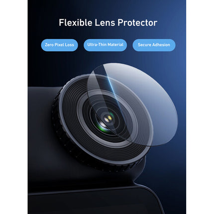 TELESIN Kit Protectores Pantalla y Lente para Cámara DJI Osmo Nano Vidrio Templado TPU
