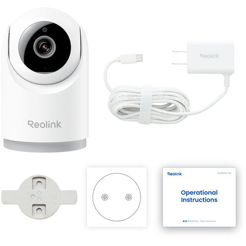 Reolink E331 Cámara Wi-Fi Interior 5MP Visión Nocturna 40' Pan Tilt