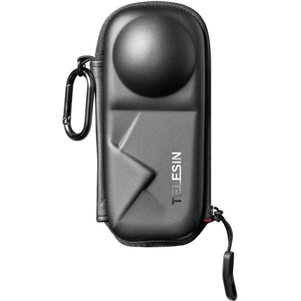 TELESIN Estuche para cámara de acción Insta360 X4 X5 resistente a golpes con cierre de cremallera