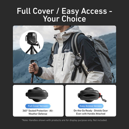 TELESIN Bolsa Protectora para DJI Osmo 360 Resistente a Salpicaduras y con Gancho