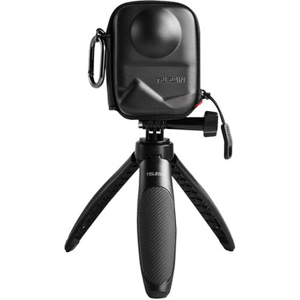 TELESIN Bolsa Protectora para DJI Osmo 360 con Fondo Abierto y Forro de Fieltro