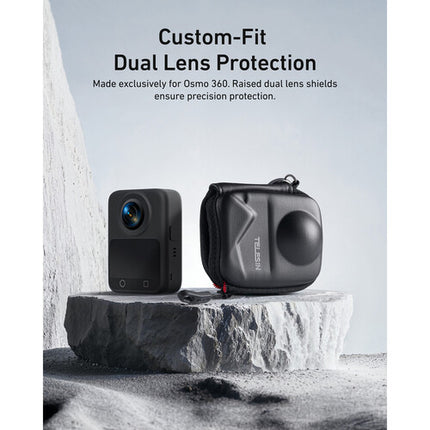 TELESIN Bolsa Protectora para DJI Osmo 360 con Fondo Abierto y Forro de Fieltro