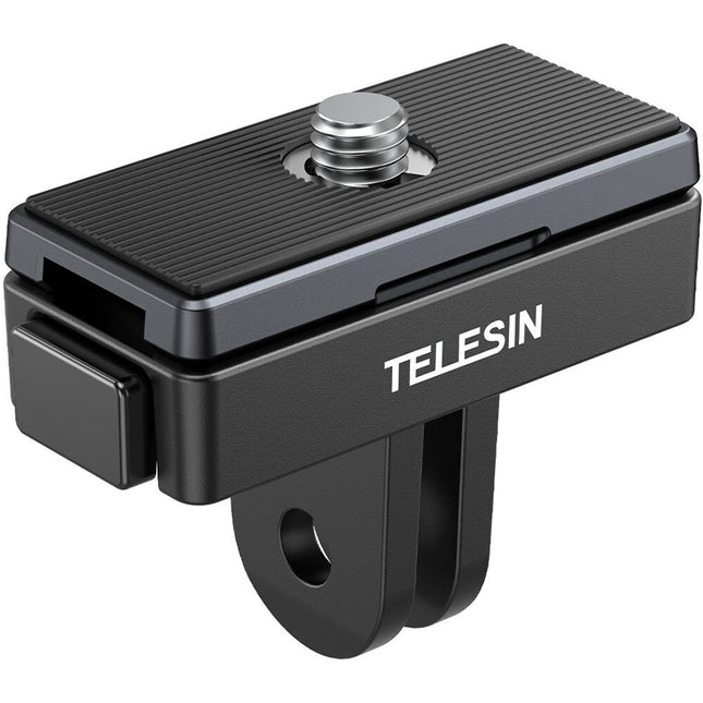 TELESIN Set de Montura Magnética Rápida con Base y Placa 1/4"-20 para Insta360