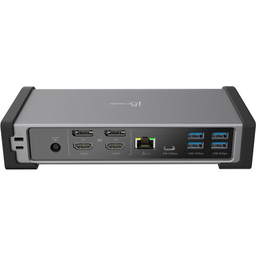 j5create Thunderbolt 4 Quad-Display Docking Station con 98W 8K y 135W AC Adapter