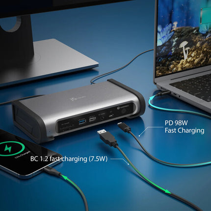 j5create Thunderbolt 4 Quad-Display Docking Station con 98W 8K y 135W AC Adapter